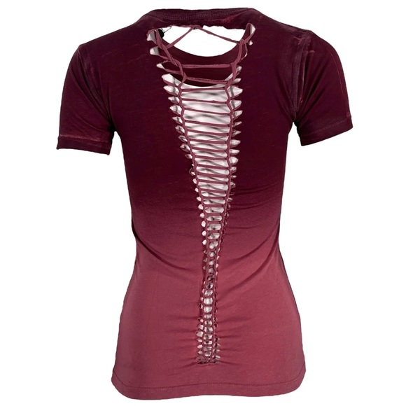 Affliction Women's T-Shirt Hyper Speed Biker Tattoo - Picture 3 of 12